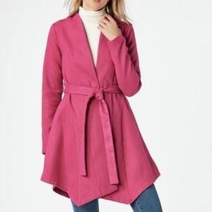 Asymmetrical Hem Coat XL NWT